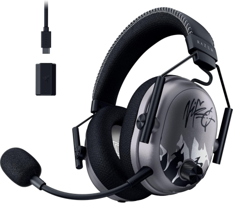Razer  |  Игровая гарнитура  |  BlackShark V3 Pro  |  Встроенный микрофон  |  Bluetooth  |  ANC  |  NiKo Edition