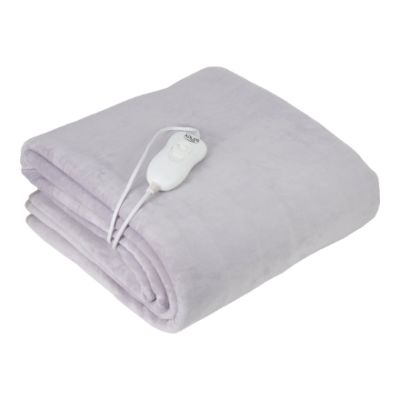 Adler  |  Electric blanket  |  AD 7425  |  Number of heating levels 4  |  Number of persons 1  |  Washable  |  Remote control  |  Coral fleece  |  60 W  |  Grey