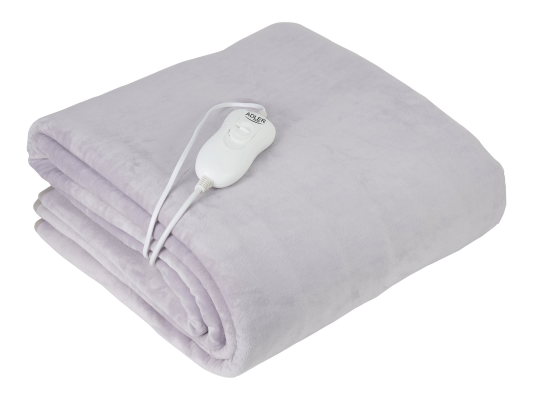 Adler  |  Electric blanket  |  AD 7425  |  Number of heating levels 4  |  Number of persons 1  |  Washable  |  Remote control  |  Coral fleece  |  60 W  |  Grey