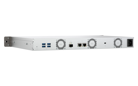 QNAP 4-bay ARM quad-core NAS 10GbE SFP+ and 2.5GbE connectivity  |  TS-432XEU-4G  |  Cortex-A57  |  16 GB  |  Black