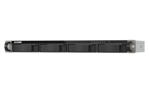 QNAP 4-bay ARM quad-core NAS 10GbE SFP+ and 2.5GbE connectivity  |  TS-432XEU-4G  |  Cortex-A57  |  16 GB  |  Black