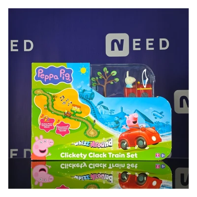 Peppa Pig Whizz Around Clickety Clack Train Set  |  2+