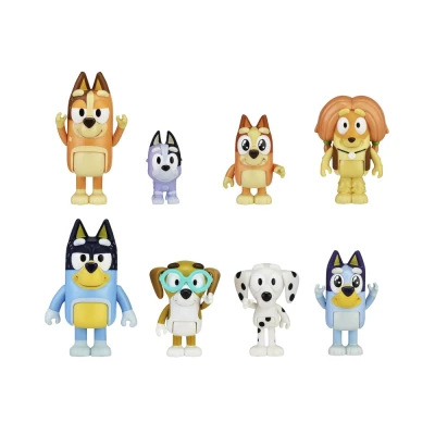 Bluey Family & Friends 8 figūriņu komplekts  |  3+
