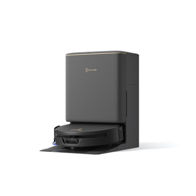 Ecovacs DEEBOT T90S PRO OMNI putekļsūcējs, robots, mitrs un sauss, 40000Pa, TruEdge 3.0, ZeroTangle 4.0, OZMO Roller 3.0, melns + OMNI automātiskās iztukšošanas stacija