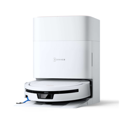 Ecovacs Robotputekļsūcējs  |  DEEBOT T90 Max Pro OMNI  |  Mitrs un sausais  |  Darba laiks (maks.) 257 min  |  Li-Ion  |  5200 mAh  |  Putekļu jauda 2.5 L  |  40000 Pa  |  Balta