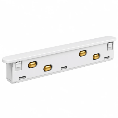 Straight I-connector for magnetic rail