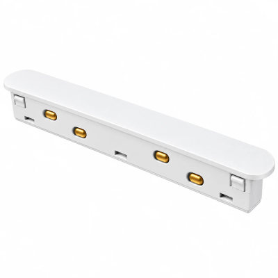 Straight I-connector for magnetic rail