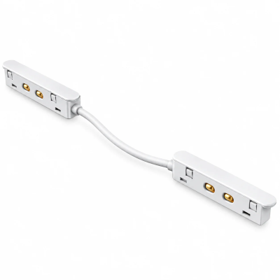 Corner flexible I-connector for magnetic rail