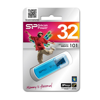Silicon Power Helios 101 32 ГБ USB 2.0 Синий