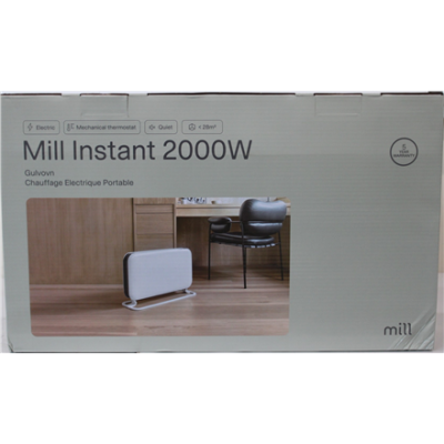 SALE OUT.  |  Mill  |  Heater  |  SG2000MEC  |  Convection Heater  |  2000 W  |  Number of power levels 3  |  Suitable for rooms up to 20 m²  |  White  |  DAMAGED PACKAGING  |  N / A