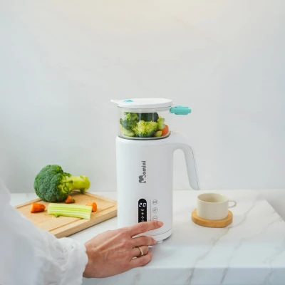 Momini 6in1 Steam Blender with Milk Preparation Function TinyCook