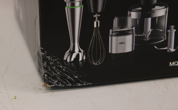 SALE OUT. Braun  |  Hand Blender  |  MQ9138XI MultiQuick 9  |  Hand Blender  |  1200 W  |  Ice crushing  |  Black / Stainless Steel  |  DAMAGED PACKAGING