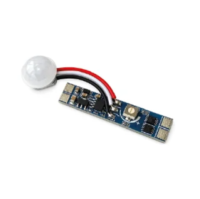 LED Strip Controller for LED Profiles with Motion Sensor, Smooth On / Off, 96 W (12 V), 192 W (24 V), 36 × 10 × 1,6 mm, 8 A