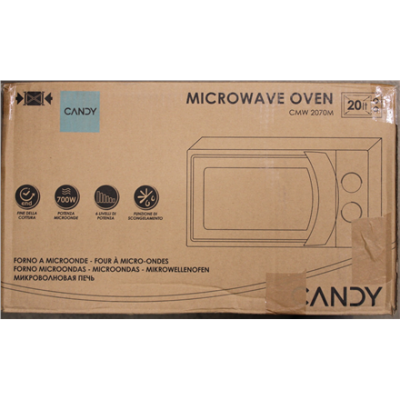 SALE OUT. Candy  |  Microwave Oven  |  CMW 2070 M  |  Free standing  |  700W W  |  White  |  DAMAGED PACKAGING