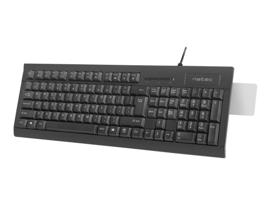 Natec  |  Moray  |  Keyboard with Smart ID card reader  |  Wired  |  US  |  Black
