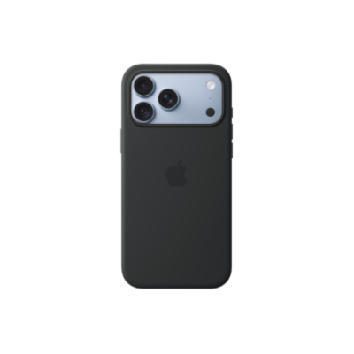 APPLE iPhone 18 Pro Max Silicone Case with MagSafe - Black  |  Apple