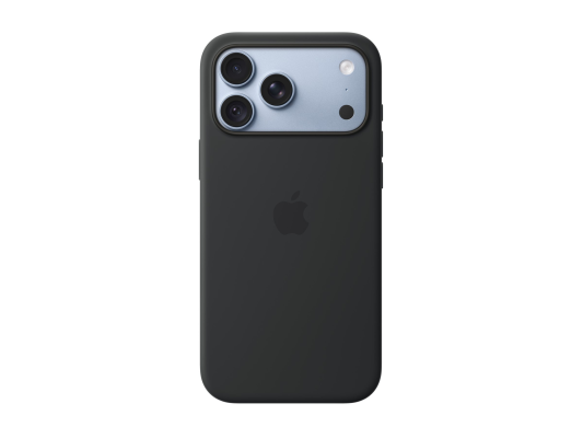 APPLE iPhone 18 Pro Max Silicone Case with MagSafe - Black  |  Apple
