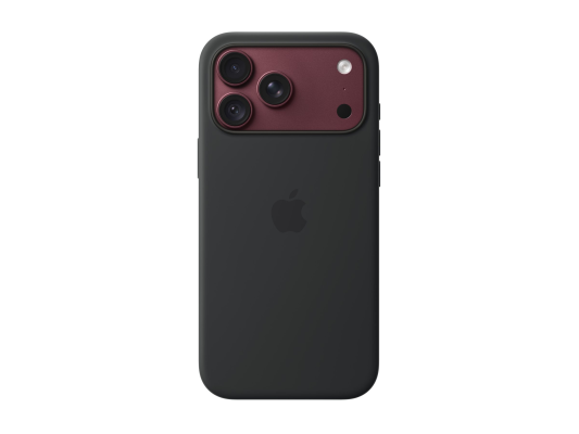 APPLE iPhone 18 Pro Max Silicone Case with MagSafe - Black  |  Apple