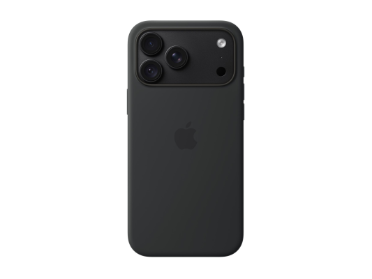 APPLE iPhone 18 Pro Max Silicone Case with MagSafe - Black  |  Apple