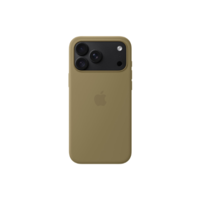 APPLE iPhone 18 Pro Max Silicone Case with MagSafe - Olive  |  Apple