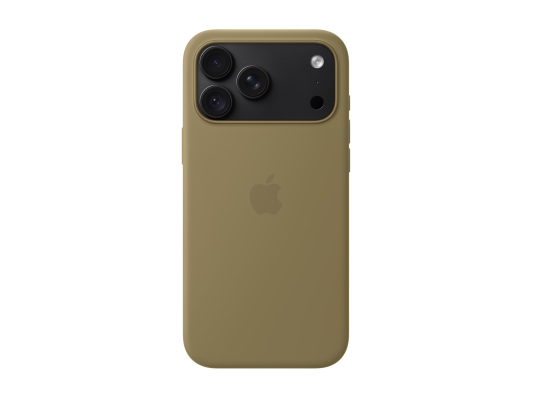 APPLE iPhone 18 Pro Max Silicone Case with MagSafe - Olive  |  Apple