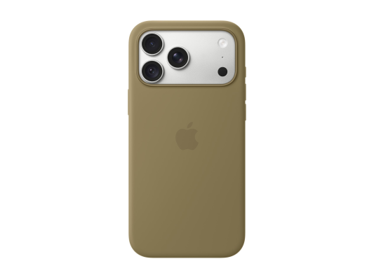 APPLE iPhone 18 Pro Max Silicone Case with MagSafe - Olive  |  Apple