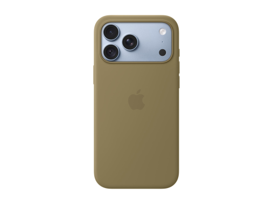 APPLE iPhone 18 Pro Max Silicone Case with MagSafe - Olive  |  Apple