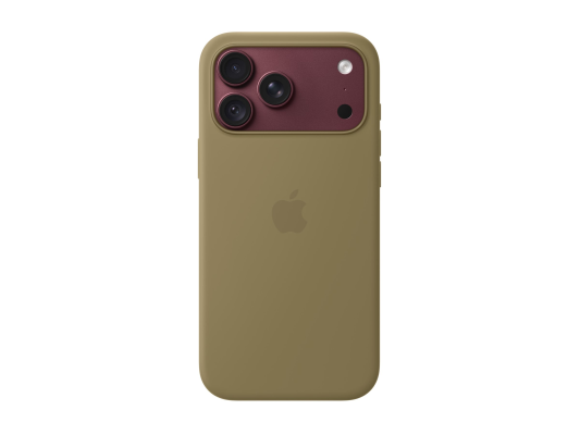 APPLE iPhone 18 Pro Max Silicone Case with MagSafe - Olive  |  Apple