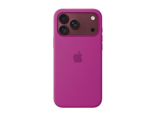 APPLE iPhone 18 Pro Max Silicone Case with MagSafe - Magenta  |  Apple