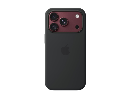 APPLE iPhone 18 Pro Silicone Case with MagSafe - Black  |  Apple