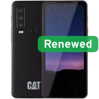 CAT Renewed  |  Grade C  |  S75  |  128 GB  |  Black  |  5G  |  O
