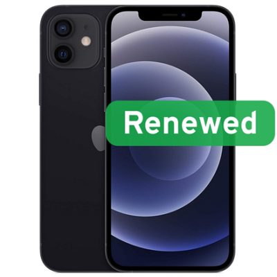 Apple Renewed  |  Grade C  |  iPhone 12  |  64 GB  |  Black  |  5G  |  O