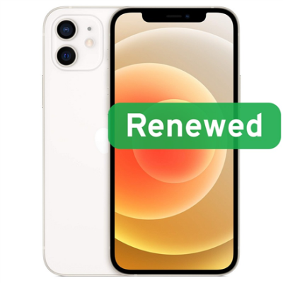 Apple Renewed  |  Grade C  |  iPhone 12  |  64 GB  |  White  |  5G  |  O