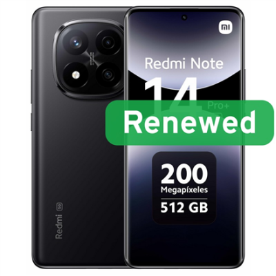 Xiaomi Renewed  |  Grade A  |  Redmi Note 14 Pro+  |  256 GB  |  Midnight Black  |  5G  |  O
