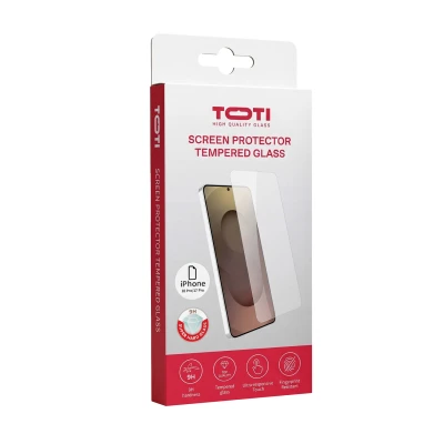 TOTI TEMPERED glass 2D screen protector full cover for iPhone 18 Pro / 17 Pro