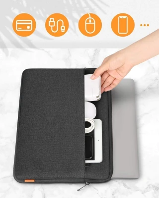 Inateck LB01005-15 Laptop Sleeve 15", Black