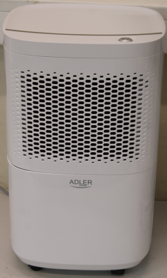 SALE OUT. Adler AD 7917 Air Dehumidifier, 200 W, Free standing, White DAMAGED PACKAGING  |  SALE OUT. Adler  |  Air Dehumidifier  |  AD 7917  |  Power 200 W  |  Suitable for rooms up to 60 m³  |  Water tank capacity 2.2 L  |  White  |  DAMAGED PACKAGING