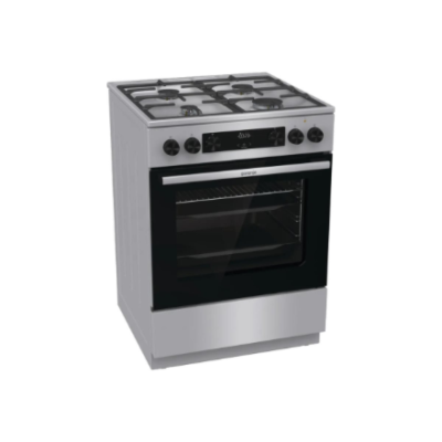 Gorenje GK6C4XF  |  Cooker  |  Hob type Gas  |  Oven type Electric  |  Stainless steel  |  Width 60 cm  |  Depth 60 cm  |  Grilling  |  Energy efficiency class A  |  71 L