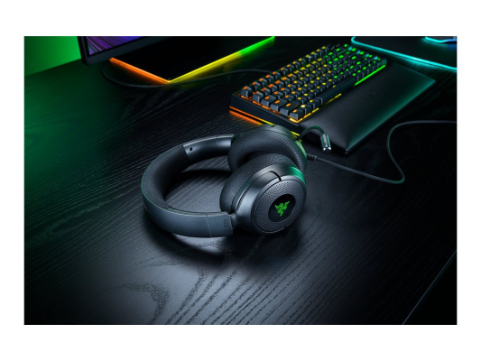 Razer Kraken V4 X Sensa HD Haptics Edition Wired Gaming Headset, Black