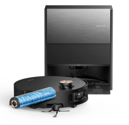 Dreame Robotic Vacuum Cleaner  |  Aqua10 Roller  |  Wet&Dry  |  Operating time (max) 196 min  |  6400 mAh  |  30000 Pa  |  Black