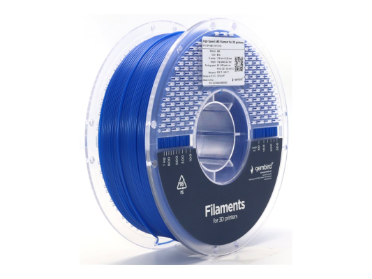 Flashforge High Speed ABS filament, 1.75 mm, 1 kg  |  3DP-ABS1.75HY-01-B  |  ABS filament  |  Blue