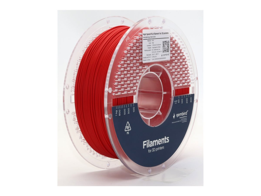 Flashforge High Speed PLA filament, 1.75 mm, 1 kg  |  3DP-PLA1.75HY-01-R  |  PLA filament  |  Red