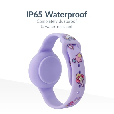 Beeep OneTag Apple Find My & Android Tracker - Kids Wristband Silicon Unicorn