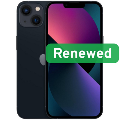 Apple Renewed  |  Grade C  |  iPhone 13  |  128 GB  |  Midnight  |  5G  |  O