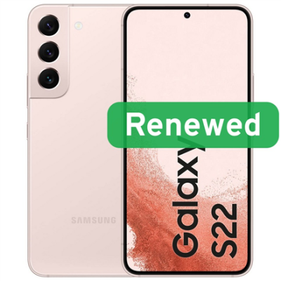 Samsung Renewed  |  Grade C  |  Galaxy s22  |  256 GB  |  Pink Gold  |  5G  |  N