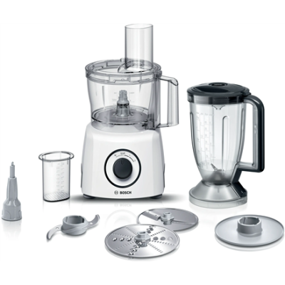 Bosch Food Processor  |  MCM3230W MultiTalent 3  |  800 W  |  Number of speeds 2  |  Bowl capacity 2.3 L  |  White