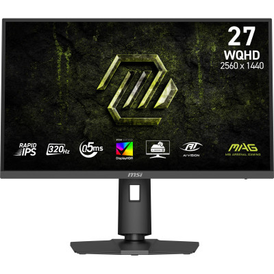 LCD Monitor | MSI | 27 " | 2560 x 1440 pixels | Wide Quad HD | Native aspect ratio 16:9 | LCD | Flat | MAG274QPFX32