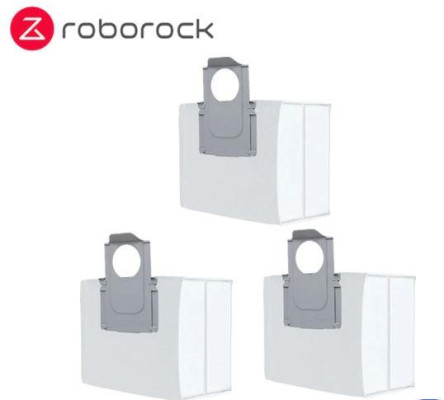 Vacuum Cleaner Accessory | ROBOROCK | Disposable Dust Bag 3pcs | White | For OC0 / Q70+ / Q70 Max+ / OC5 / Q75+ / Q75 Max+ / Q55+ / O35 / S75 MaxV Ultra / S70 Pro Ultra / S80 Pro Ultra / S85 Pro Ultra / OC0-D / S80+ / Q80 Max+ / OC5-D / S85+ / Q85 Max+ / 