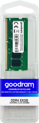 NB MEMORY 8GB PC25600 DDR4 / SO GR3200S464L22S / 8G GOODRAM