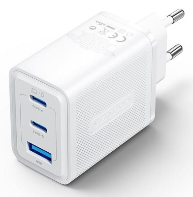 MOBILE CHARGER WALL 65W USB / 3P WHITE FERW0-EU VENTION